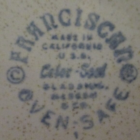 2 Vintage Franciscan Atomic Starburst Dinner Plates - Picture 3 of 7